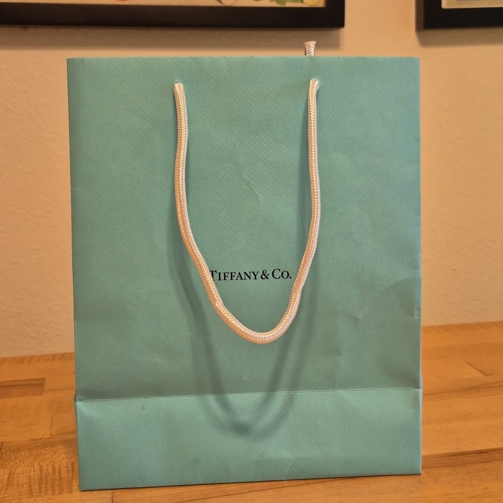 Tiffany & Co Turquois Paper Bag